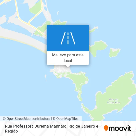 Rua Professora Jurema Manhard mapa