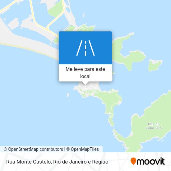 Rua Monte Castelo mapa