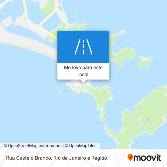 Rua Castelo Branco mapa