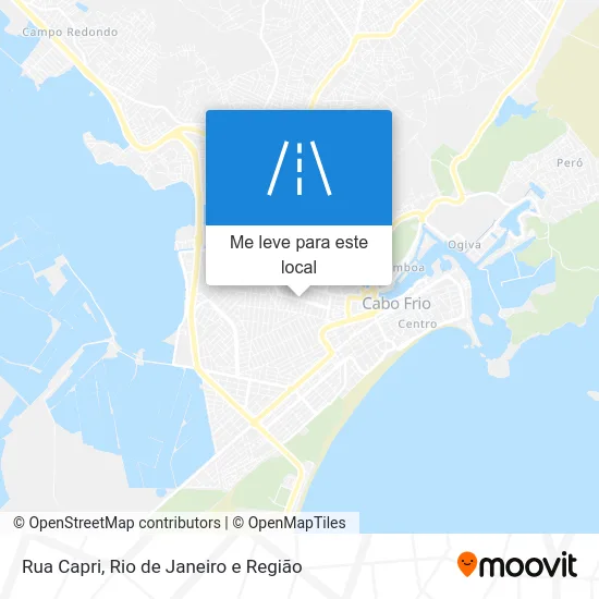 Rua Capri mapa