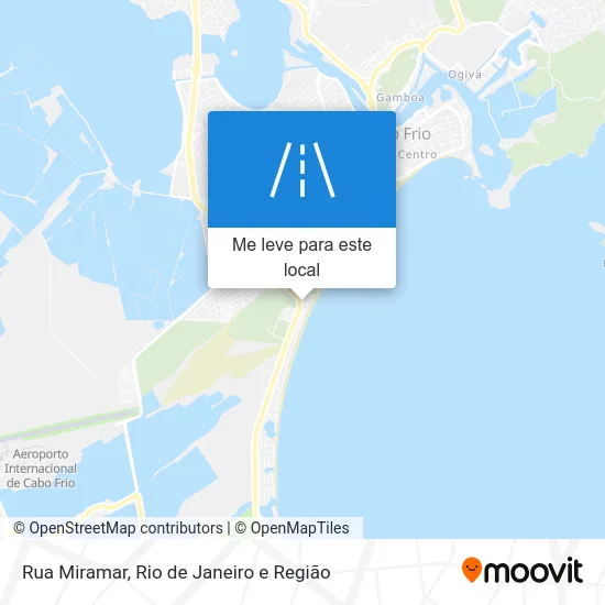 Rua Miramar mapa