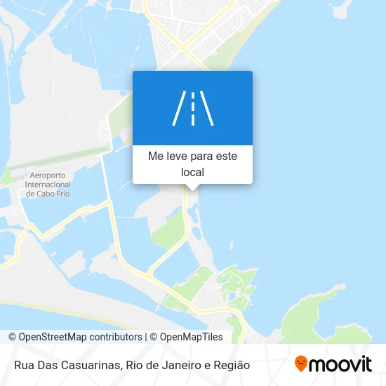 Rua Das Casuarinas mapa