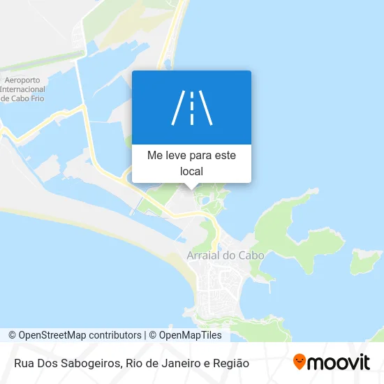 Rua Dos Sabogeiros mapa