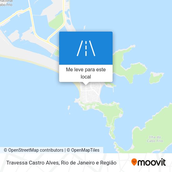 Travessa Castro Alves mapa