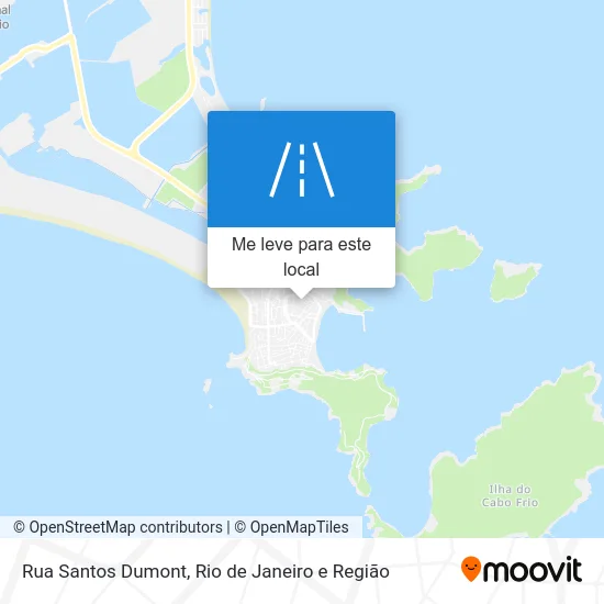Rua Santos Dumont mapa