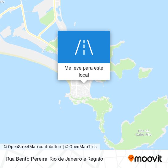 Rua Bento Pereira mapa