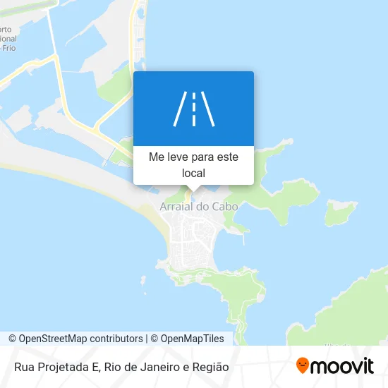 Rua Projetada E mapa