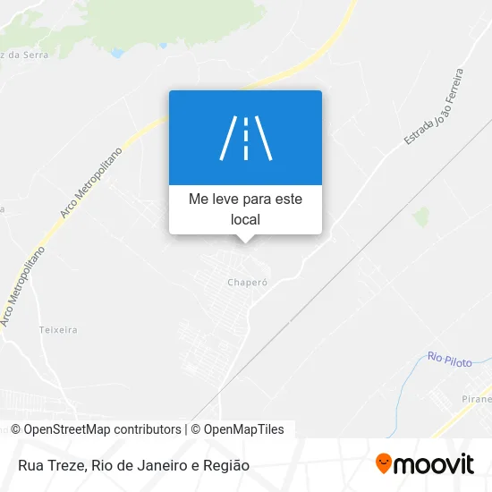 Rua Treze mapa