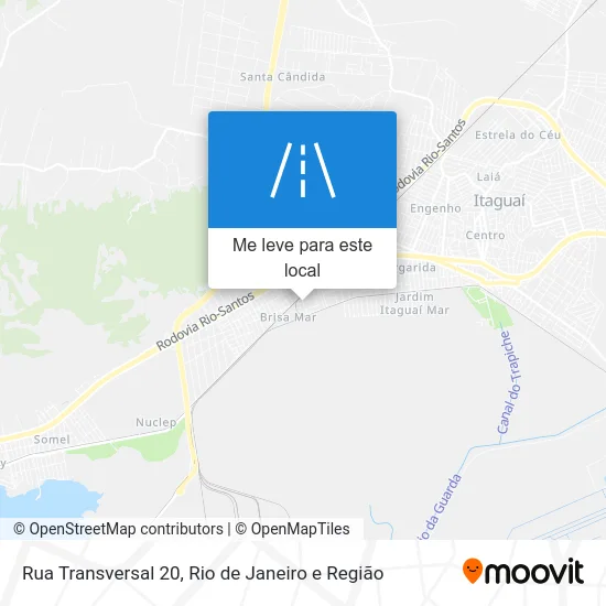 Rua Transversal 20 mapa