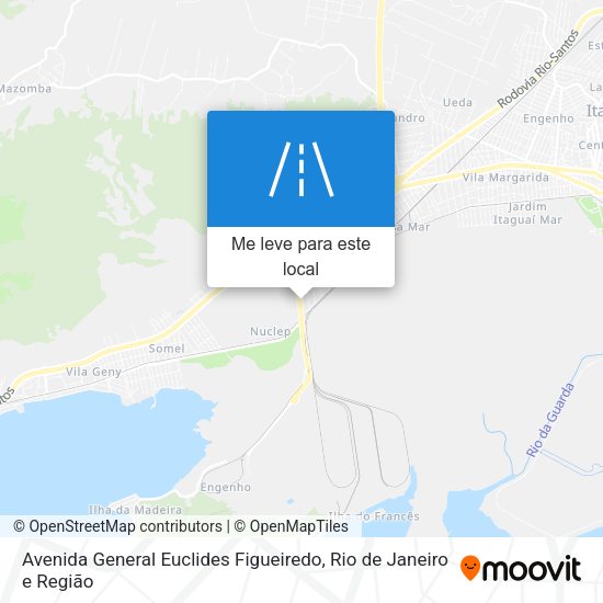 Avenida General Euclides Figueiredo mapa