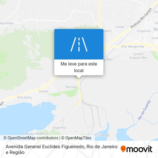 Avenida General Euclides Figueiredo mapa