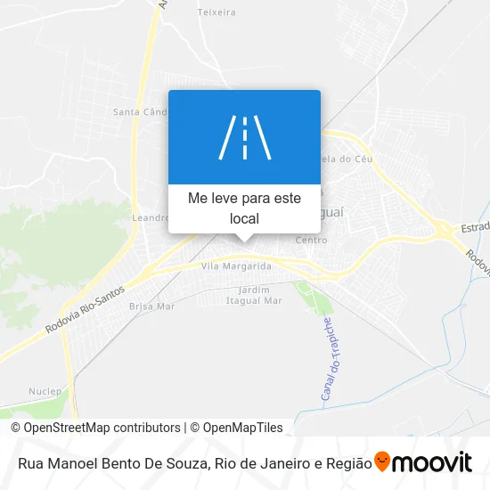 Rua Manoel Bento De Souza mapa