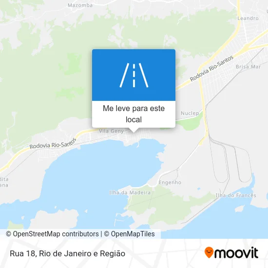 Rua 18 mapa