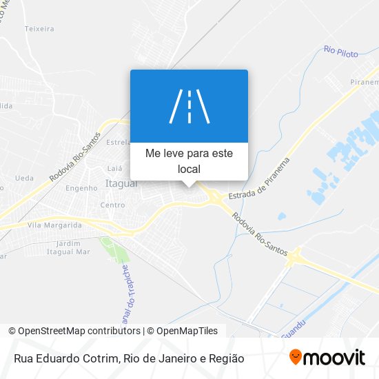 Rua Eduardo Cotrim mapa