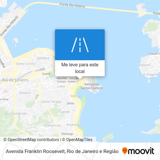 Avenida Franklin Roosevelt mapa