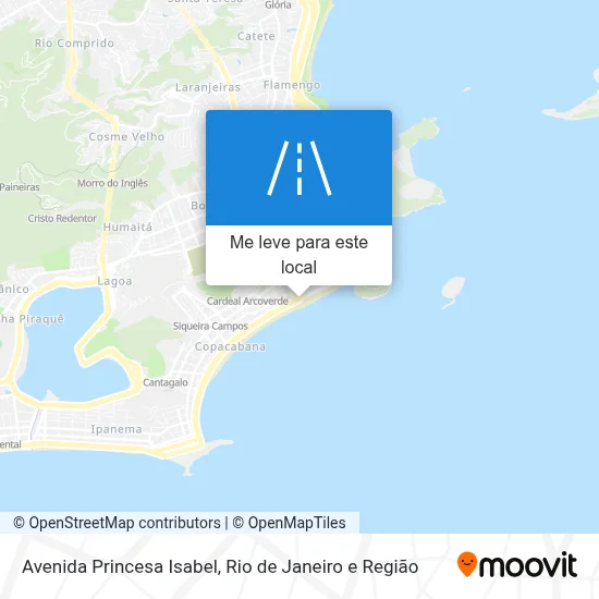 Avenida Princesa Isabel mapa