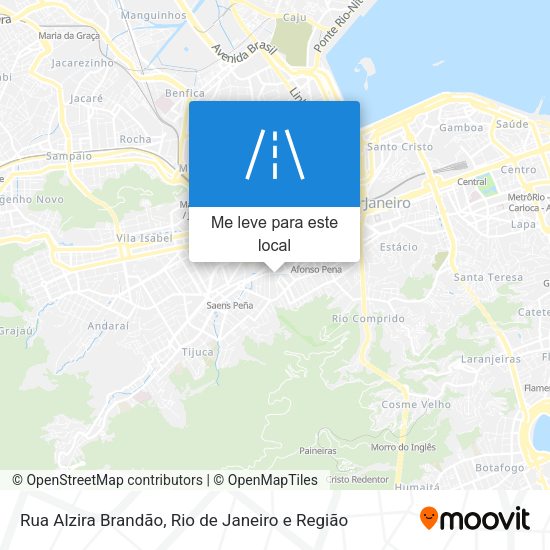 Rua Alzira Brandão mapa