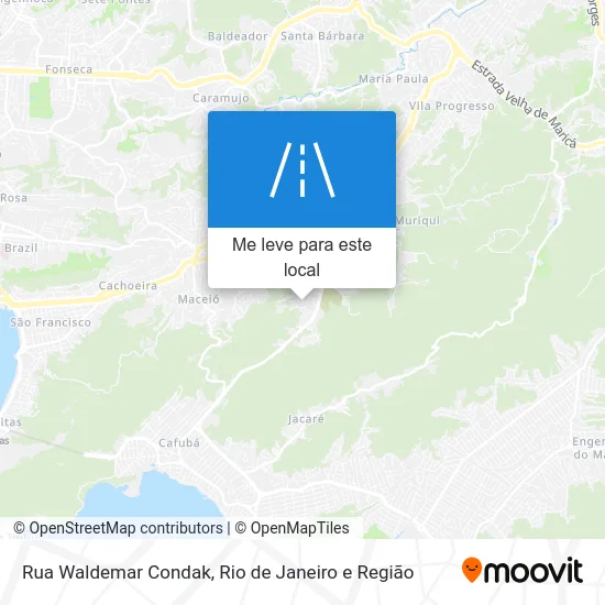 Rua Waldemar Condak mapa