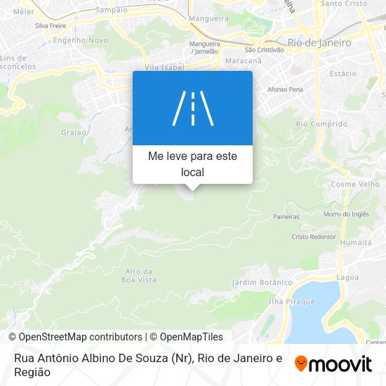 Rua Antônio Albino De Souza (Nr) mapa