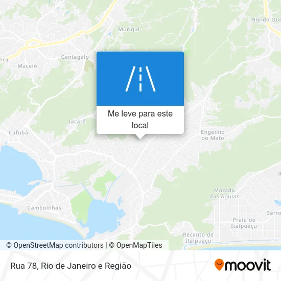 Rua 78 mapa