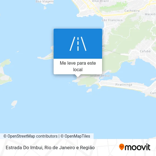 Estrada Do Imbui mapa