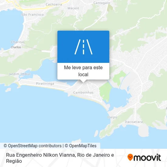 Rua Engenheiro Nilkon Vianna mapa