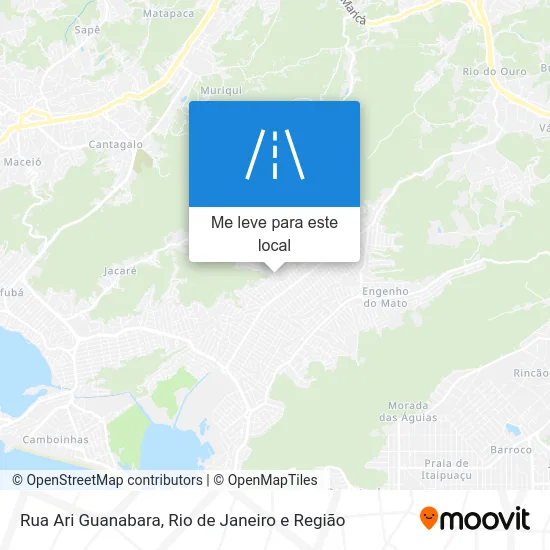 Rua Ari Guanabara mapa