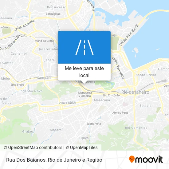 Rua Dos Baianos mapa
