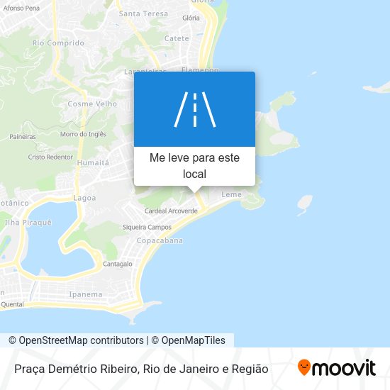 Praça Demétrio Ribeiro mapa