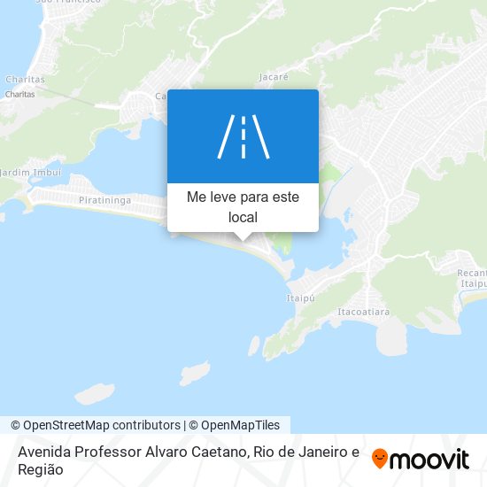 Avenida Professor Alvaro Caetano mapa