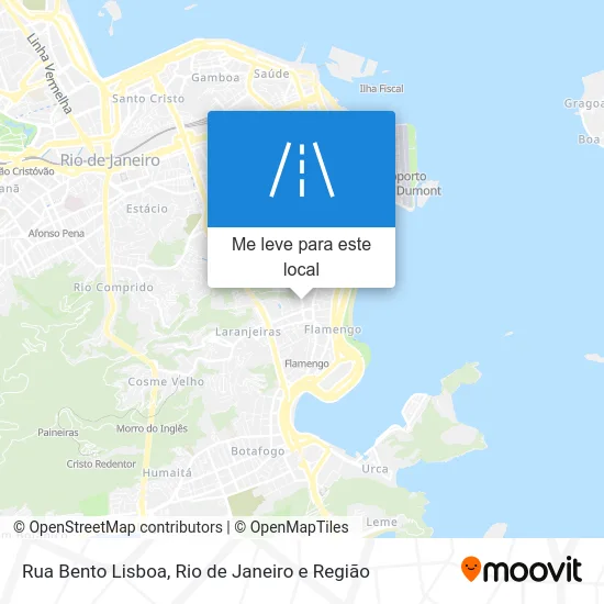 Rua Bento Lisboa mapa