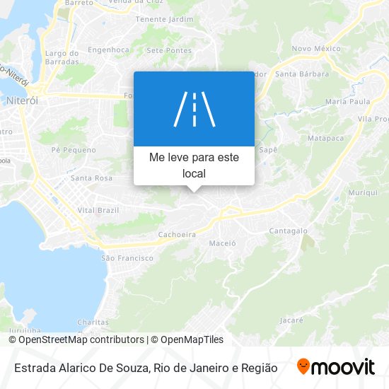 Estrada Alarico De Souza mapa