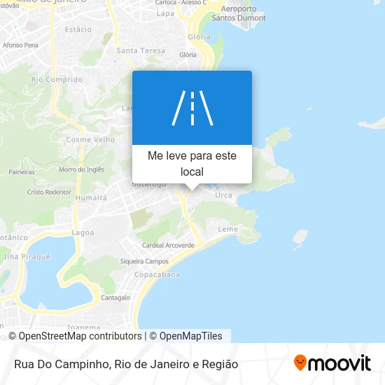 Rua Do Campinho mapa