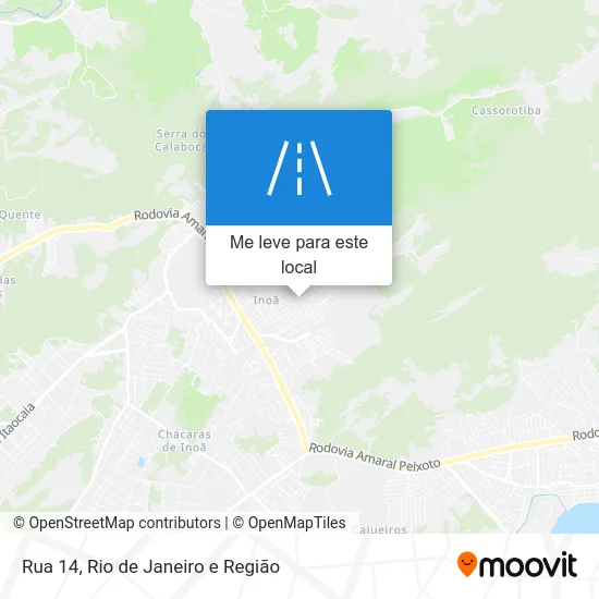Rua 14 mapa
