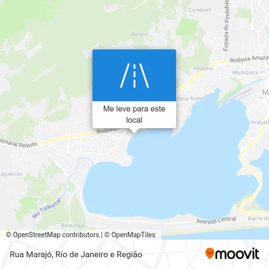 Rua Marajó mapa