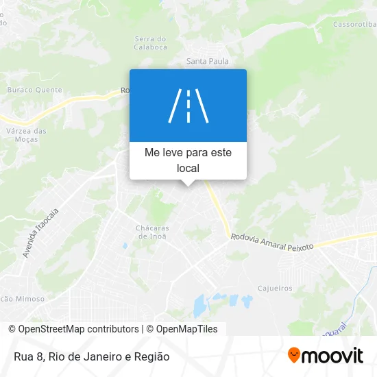 Rua 8 mapa