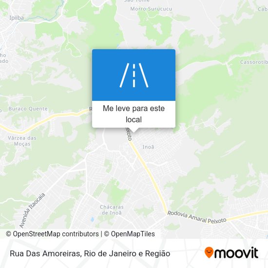 Rua Das Amoreiras mapa