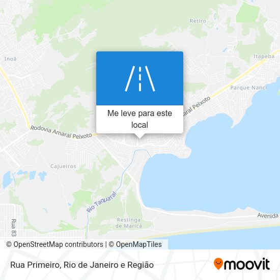 Rua Primeiro mapa