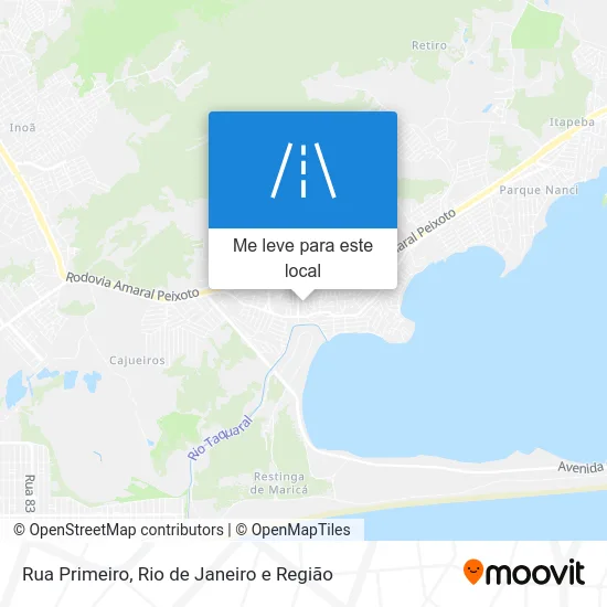 Rua Primeiro mapa