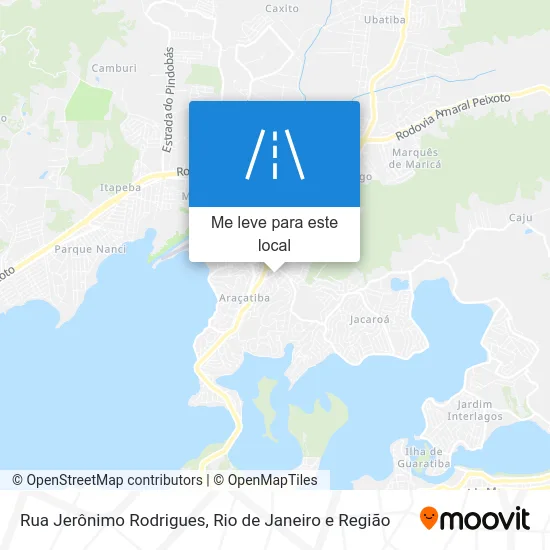 Rua Jerônimo Rodrigues mapa