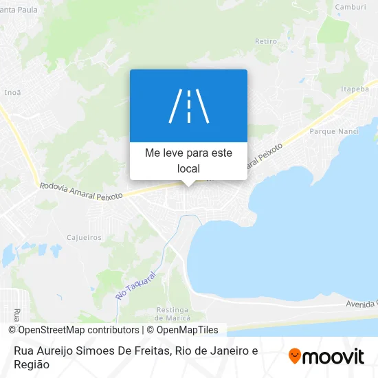 Rua Aureijo Simoes De Freitas mapa