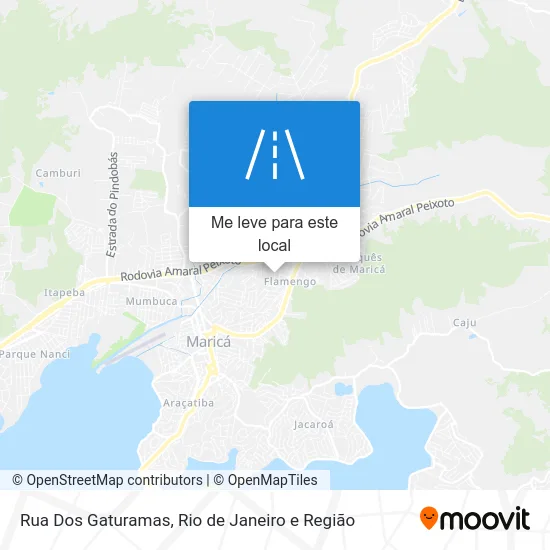 Rua Dos Gaturamas mapa