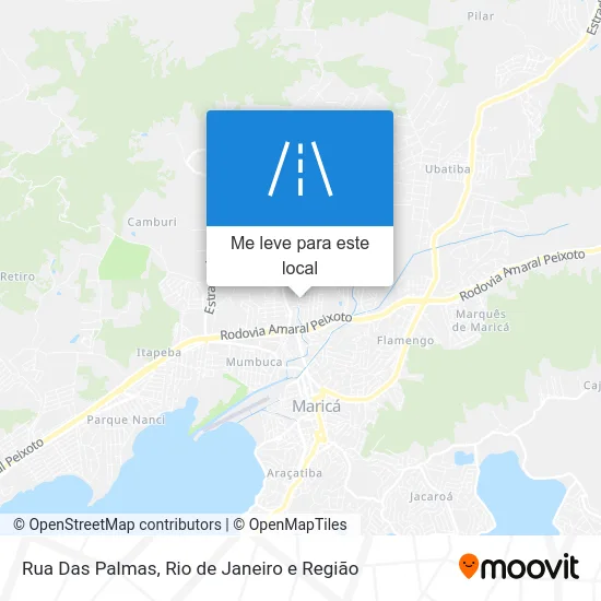 Rua Das Palmas mapa