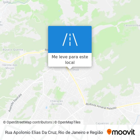 Rua Apolonio Elias Da Cruz mapa