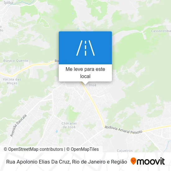 Rua Apolonio Elias Da Cruz mapa