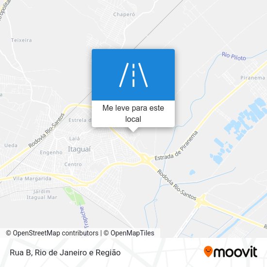 Rua B mapa