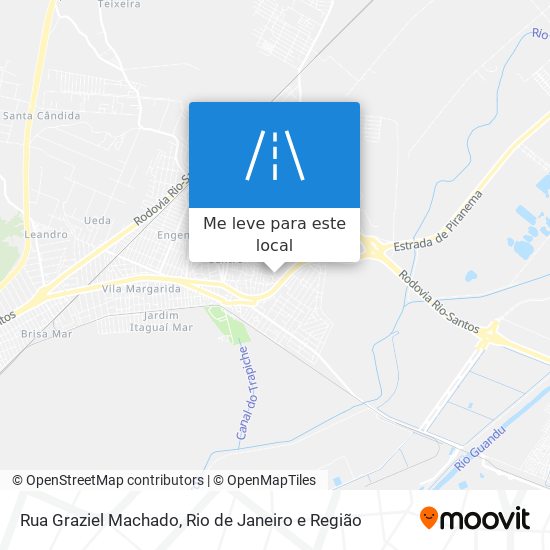 Rua Graziel Machado mapa