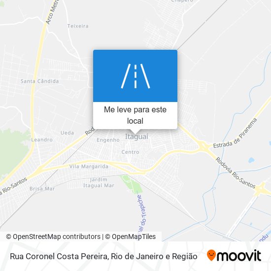 Rua Coronel Costa Pereira mapa