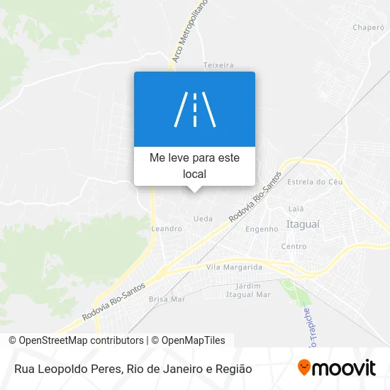 Rua Leopoldo Peres mapa