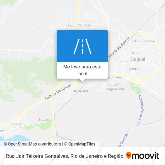 Rua Jair Teixeira Gonsalves mapa